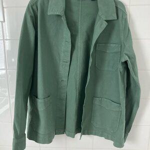 Lands' End Green Utility Jacket for Women